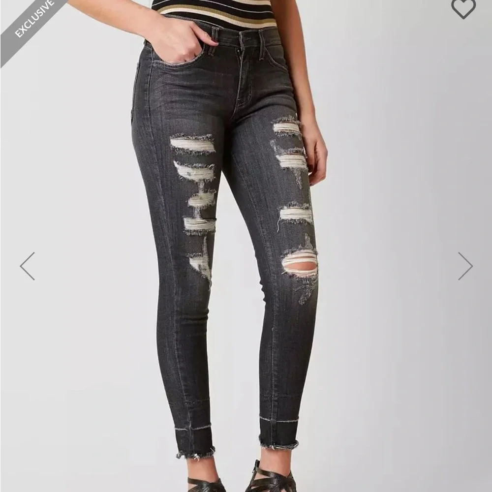 Kancan Mid-Rise Ankle Skinny Stretch Jeans In Aetius Sz 27.